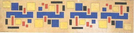 Theo van Doesburg Ornamentrand oil painting picture